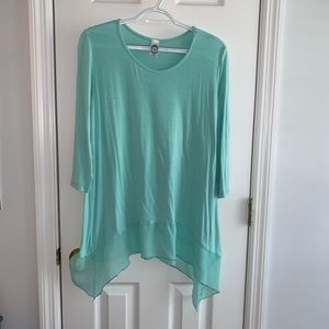 MINT GREEN TUNIC TOP